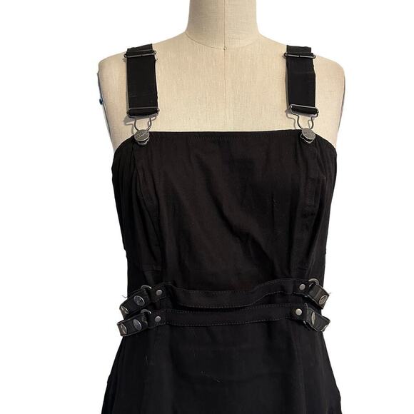 NWT Tripp NYC Black Straps Bondage Dress Medium - Picture 3 of 13